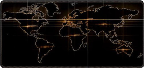 гровий килимок Voltronic Power World Map Futuristic