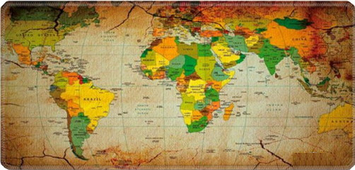 Игровой коврик Voltronic Power World Map Mixcolor