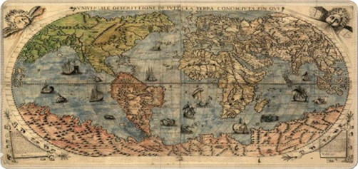 гровий килимок Voltronic Power World Map Ancient