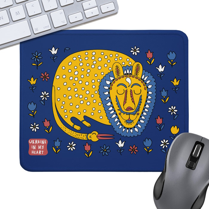 Килимок для мишки Presentville Ukraine in my Heart - Lion