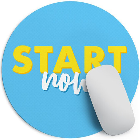 Коврик для мышки Presentville Start Now Mouse Pad