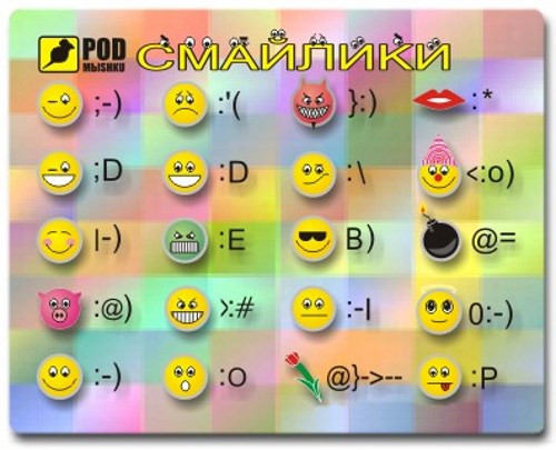 Коврик для мышки Pod myshku Smile It