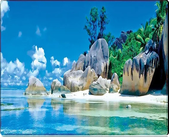 Килимок для мишки Voltronic Power Rocky Beach