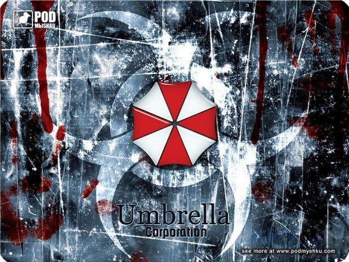 Игровой коврик Pod myshku Resident Evil S