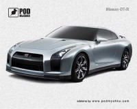 Килимок для мишки Pod myshku Nissan GT-R
