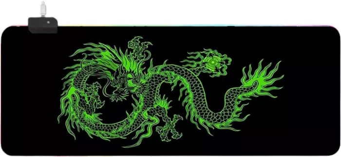 гровий килимок Voltronic Power Green Dragon RGB