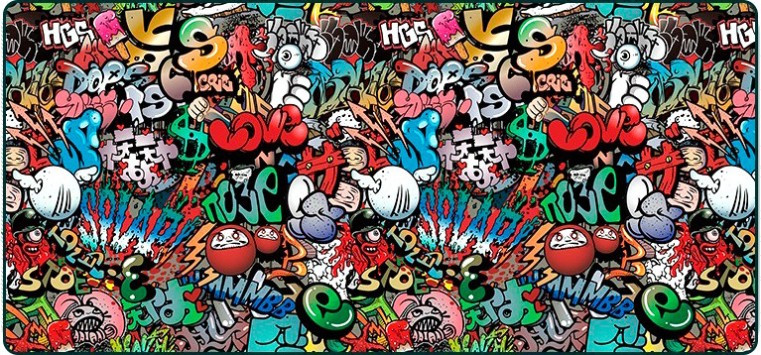 Игровой коврик Voltronic Power Graffiti