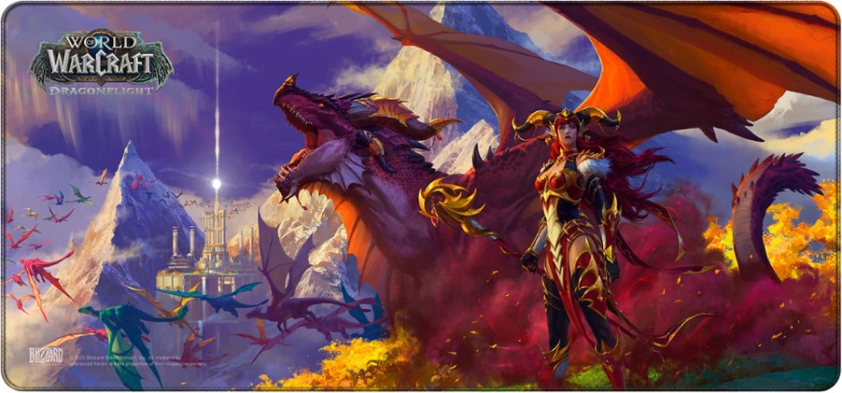 Игровой коврик Blizzard World Of Warcraft Dragonflight Alexstrasza and Dragon