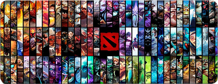 Игровой коврик Voltronic Power Dota 2 Heroes (28)