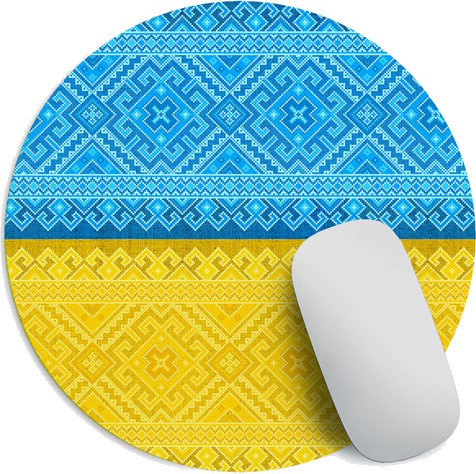 Килимок для мишки Presentville Flag in the style of embroidery Mouse Pad