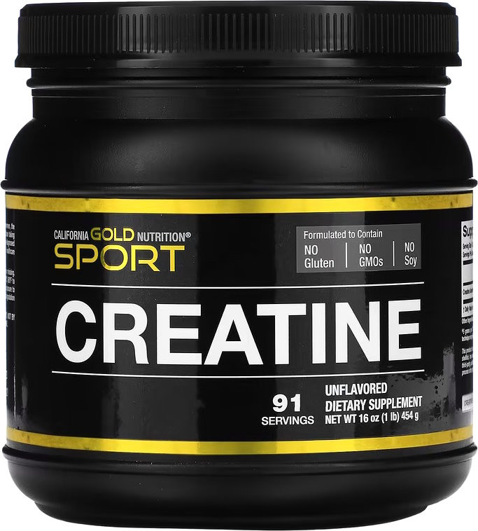 Креатин моногидрат California Gold Nutrition Creatine Powder