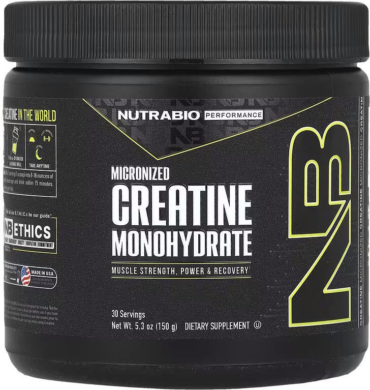 Креатин моногидрат NutraBio Creatine Monohydrate