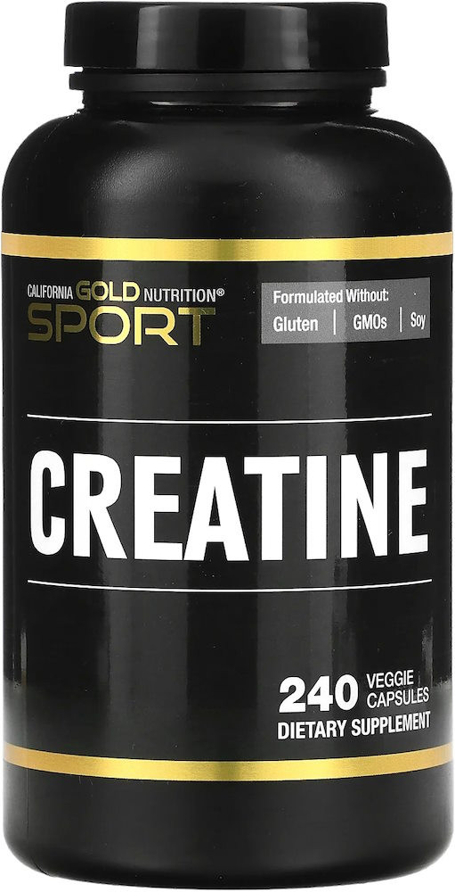 Креатин моногидрат California Gold Nutrition Creatine Caps