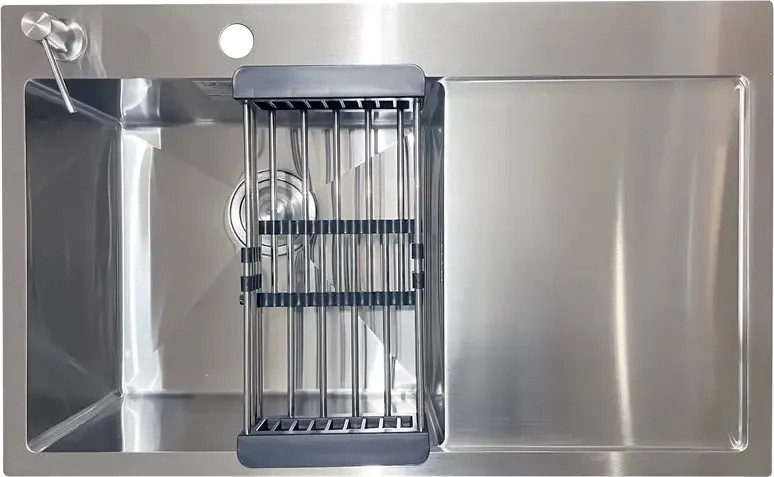 Кухонна мийка Romzha Caravela 78L RO41117 780х430 ліва