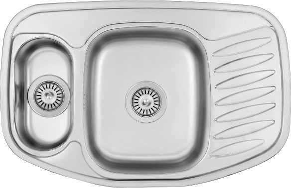 Кухонная мойка Fabiano Steel 78x51x1.5