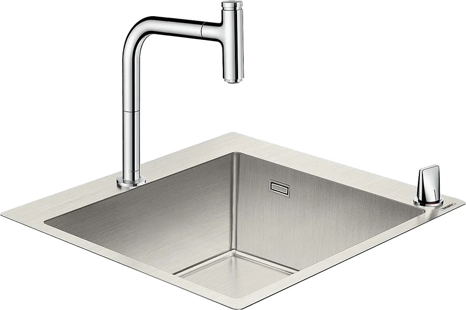 Набор мойка и смеситель Hansgrohe Sink combi 450 Select 43201800