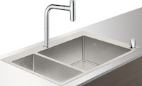 Набор мойка и смеситель Hansgrohe Sink combi 180/450 Select 43206000