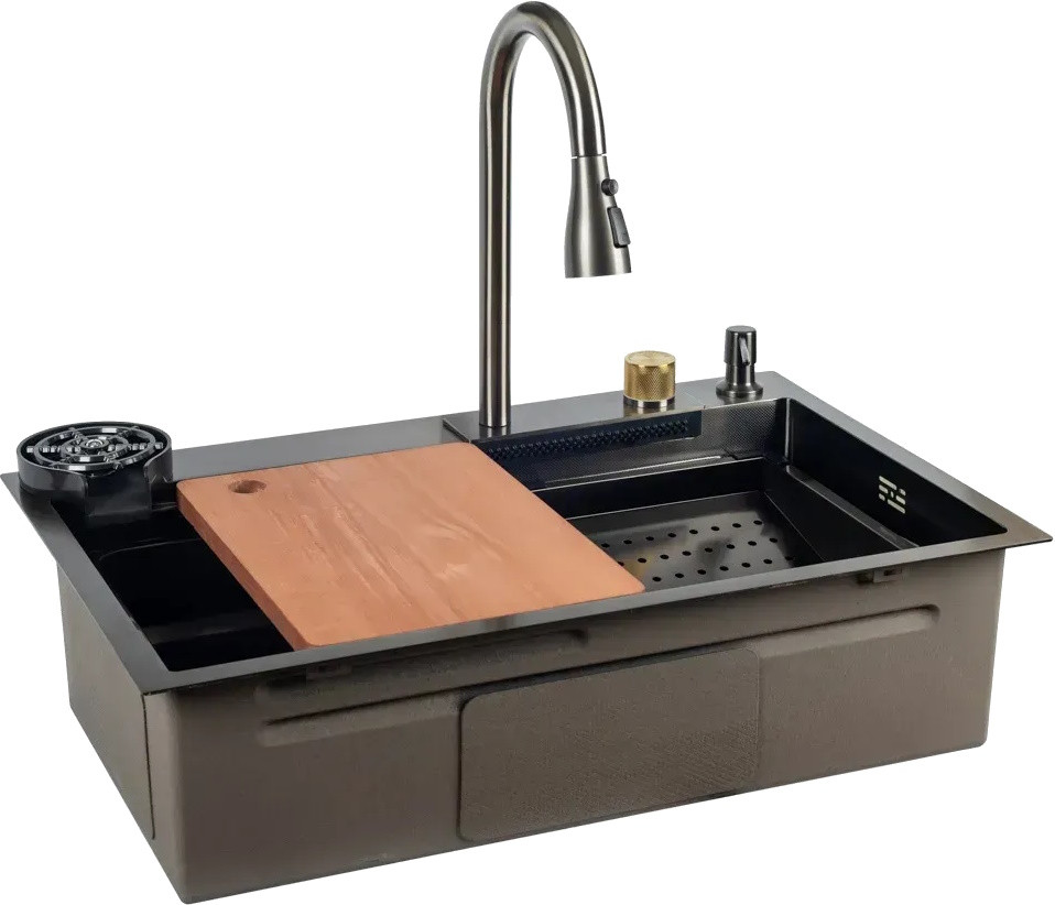 Набор мойка и смеситель ITAL ID7246-BC