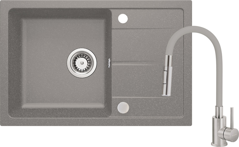 Набор мойка и смеситель Deante Leda ZRDGS113 670x440