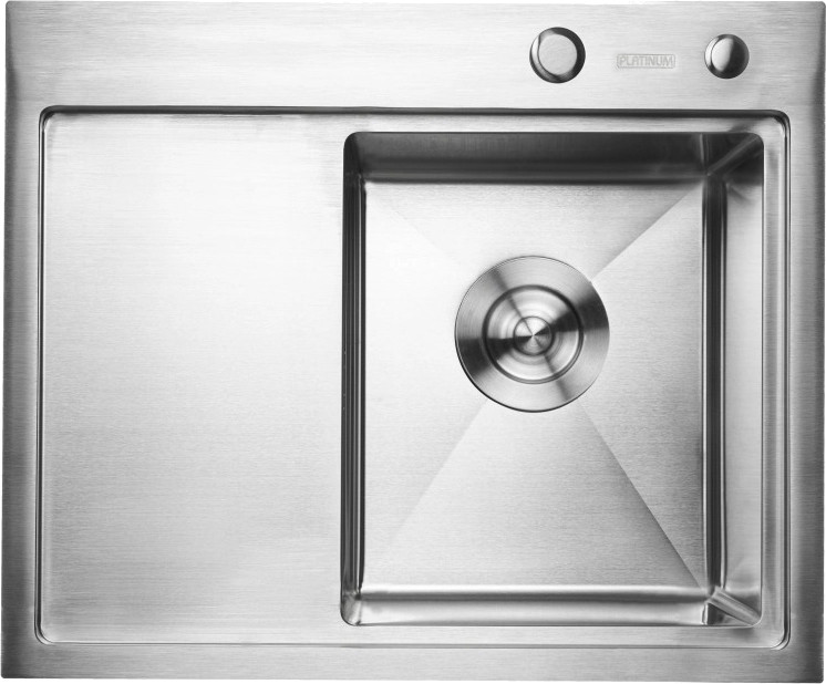 Кухонна мийка Platinum Handmade R 580x480 права