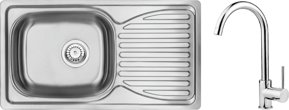 Набор мойка и смеситель Deante Doppio ZENB0113 780x430