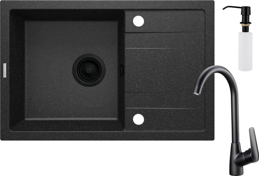 Набор мойка и смеситель Deante Corio ZRCC2113 670x440