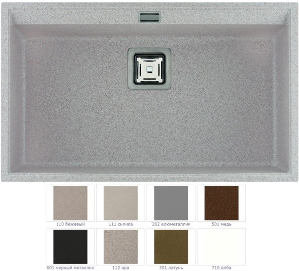 Кухонная мойка Aquasanita Delicia SQD101