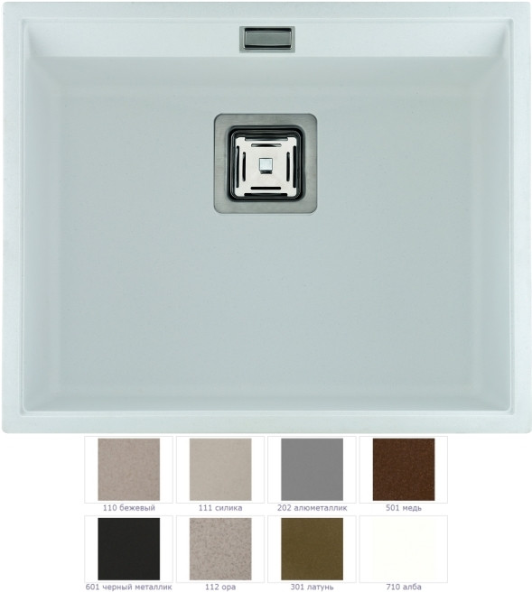 Кухонная мойка Aquasanita Delicia SQD100