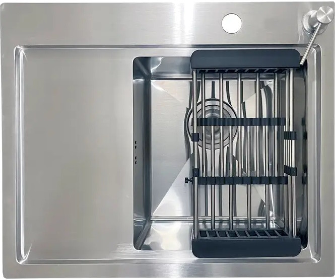 Кухонна мийка Romzha Caravela 58R RO41116 580х480 права