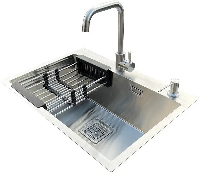 Набор мойка и смеситель Romzha Arta Nova U-600 B RO41240