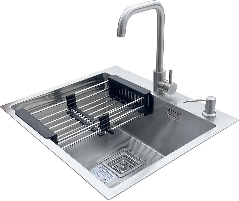 Набор мойка и смеситель Romzha Arta Nova U-550 Max B RO41509