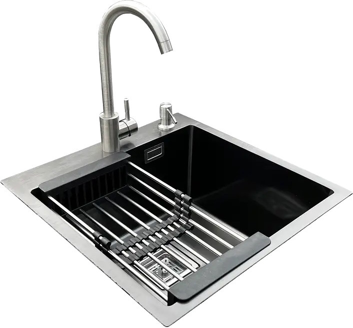 Набор мойка и смеситель Romzha Arta Nova U-450 A RO41532 500x500