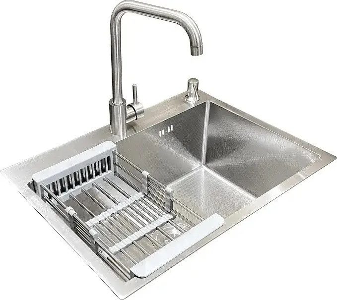 Набор мойка и смеситель Romzha Arta Carbon U-550 B RO41528 600x450