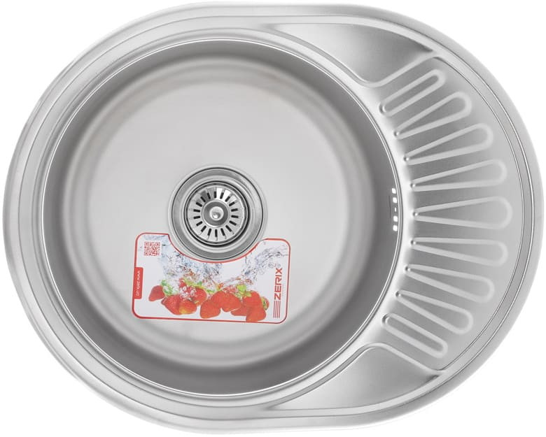 Кухонная мойка Zerix 57x45 0.8/180 Z5745-08-180E
