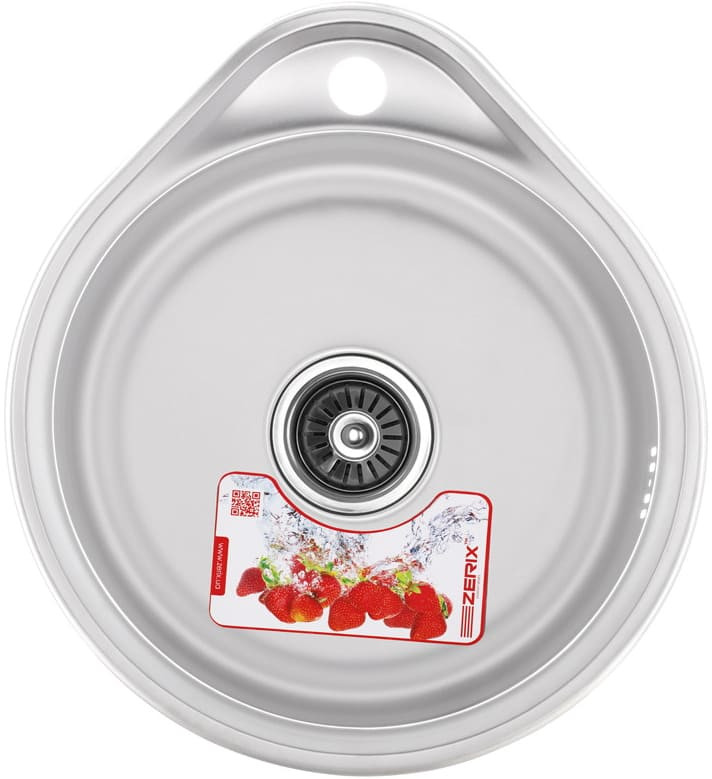 Кухонна мийка Zerix 48x43 0.6/160 Z4843-06-160E