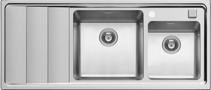 Кухонная мойка Pyramis Studio 116x50 2B 1D
