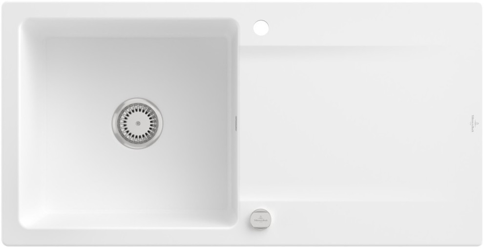 Кухонная мойка Villeroy & Boch Siluet 60 333602R1 1000x510 клапан