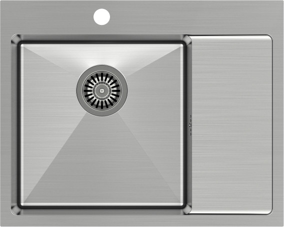 Кухонная мойка Quadron Russel 116 HB7911BS 620x480 левая (1 мм)