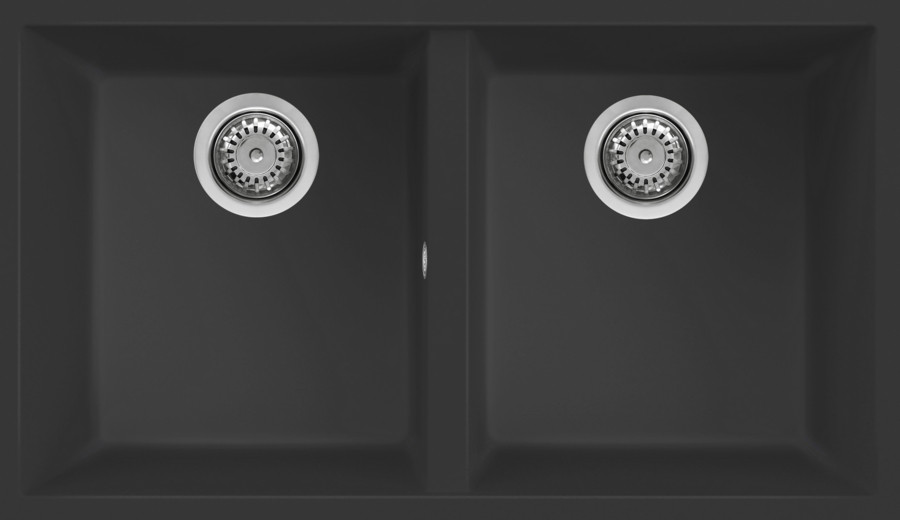 Кухонная мойка Elleci Quadra 350 Sottotop LMQ35070BSO