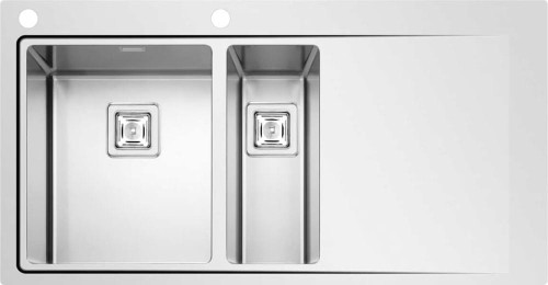 Кухонная мойка Pyramis Olynthos 100x52 1 1/2B 1D LH 108911601 1000x520 левая