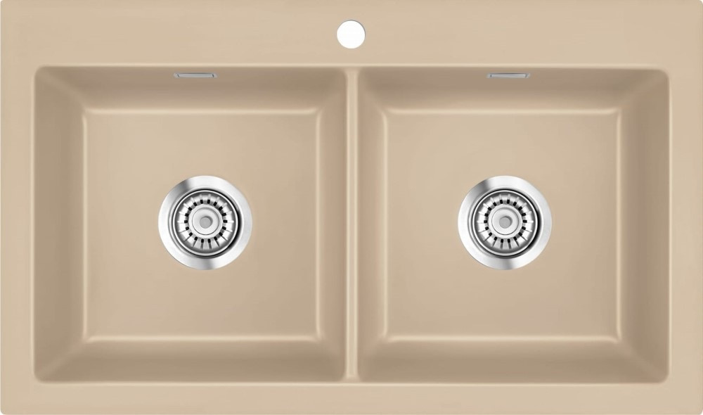 Кухонная мойка SystemCeram Mera Twin 86 5062