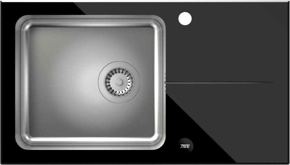 Кухонная мойка Quadron Hugh 111 ST3577SC1BS 770x440 клапан