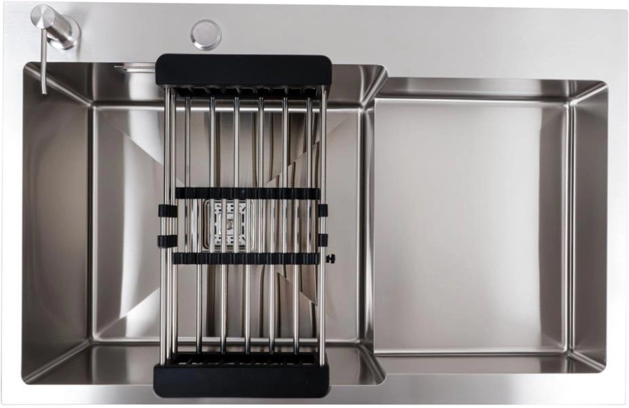 Кухонная мойка Platinum Handmade L 780x500C 780х500 левая