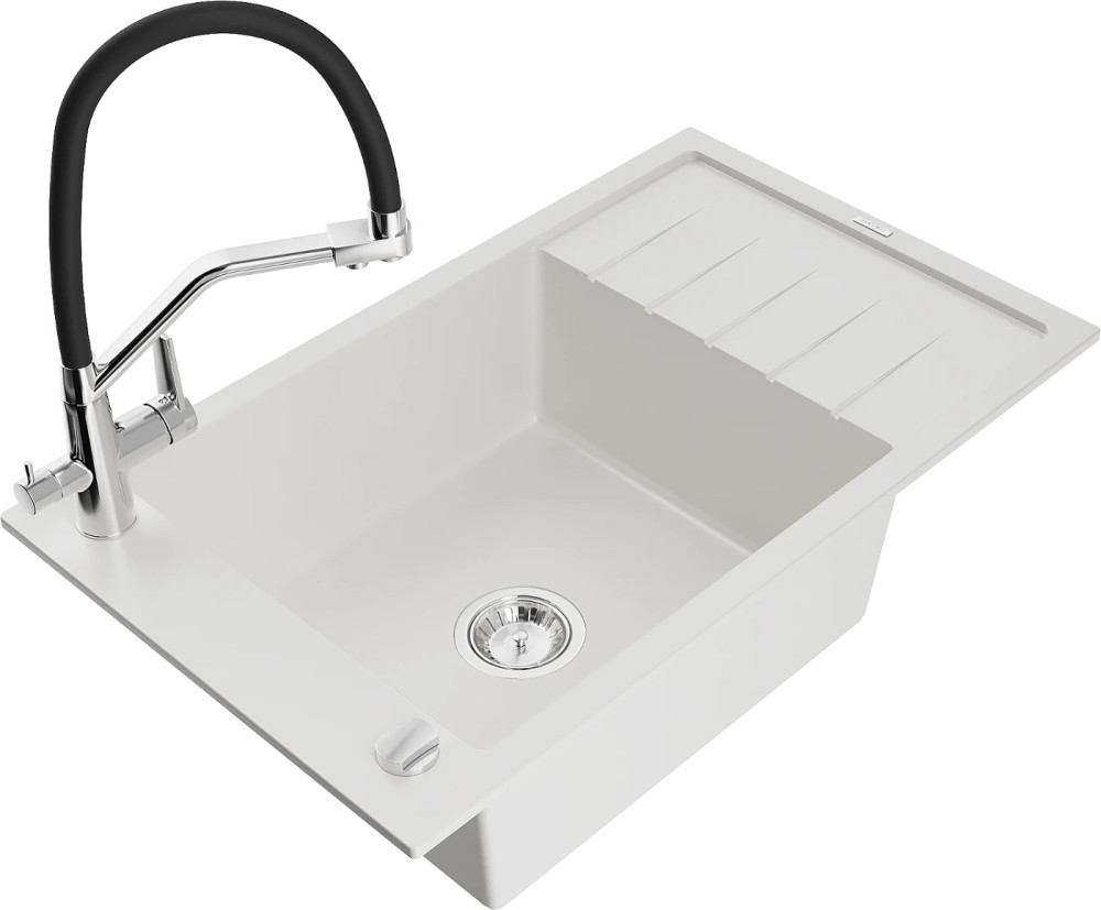 Набор мойка и смеситель Mexen Elias 6511-20-671701-02