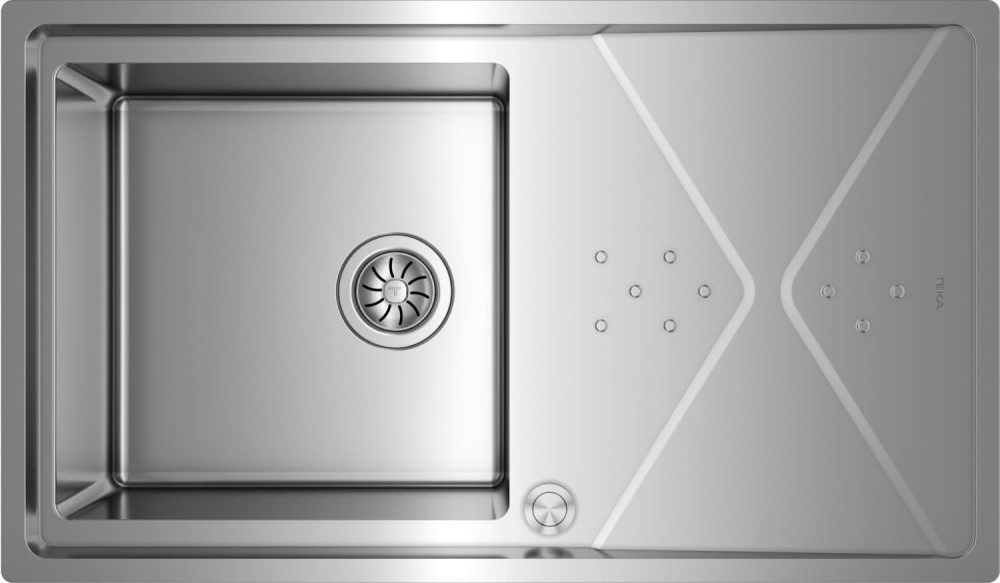 Кухонная мойка Teka Brooklyn 50 M-XP 1B 1D 115100022
