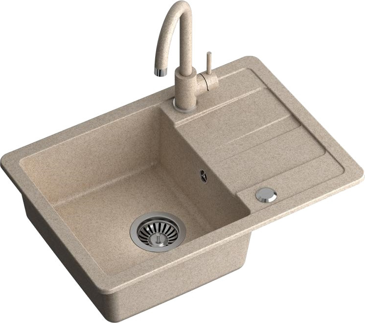Набор мойка и смеситель Quadron Clear Smart ZCS6244BE_3623500BE