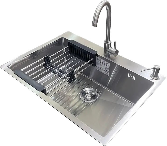 Набор мойка и смеситель Romzha Arta U-650S Max A RO41564