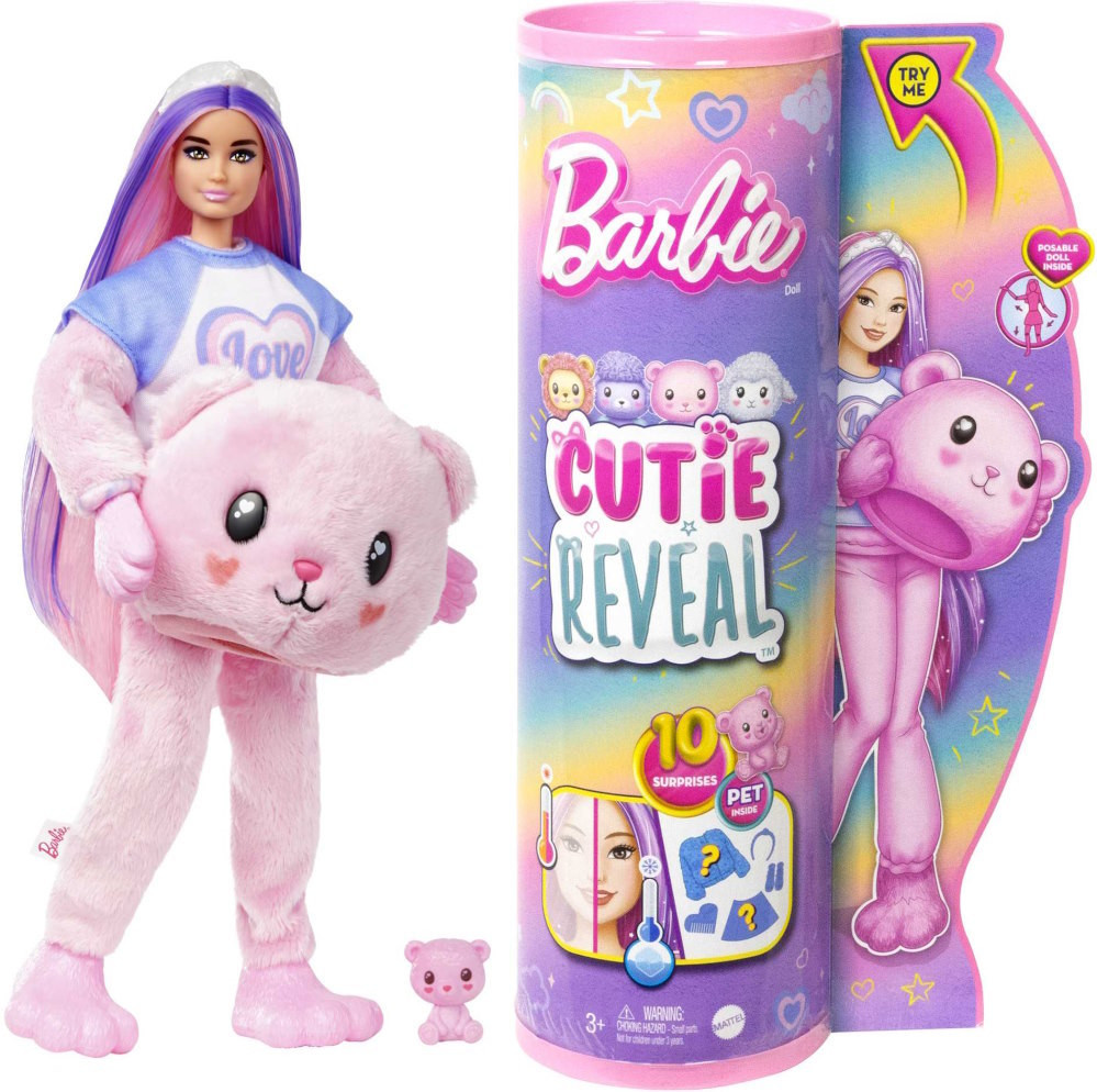 Лялька Barbie Cutie Reveal Teddy Bear HKR04