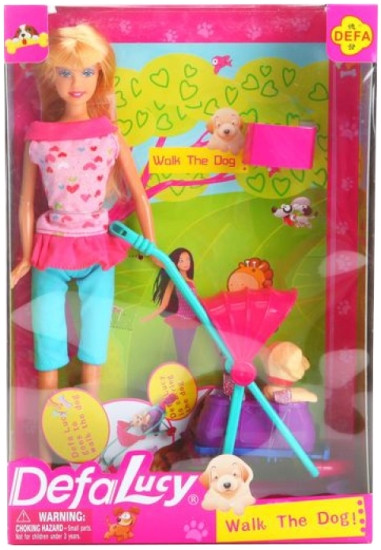 Лялька DEFA Walk the Dog 8205