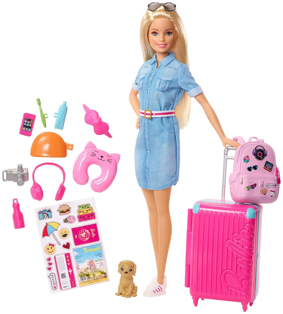 Кукла Barbie Travel FWV25